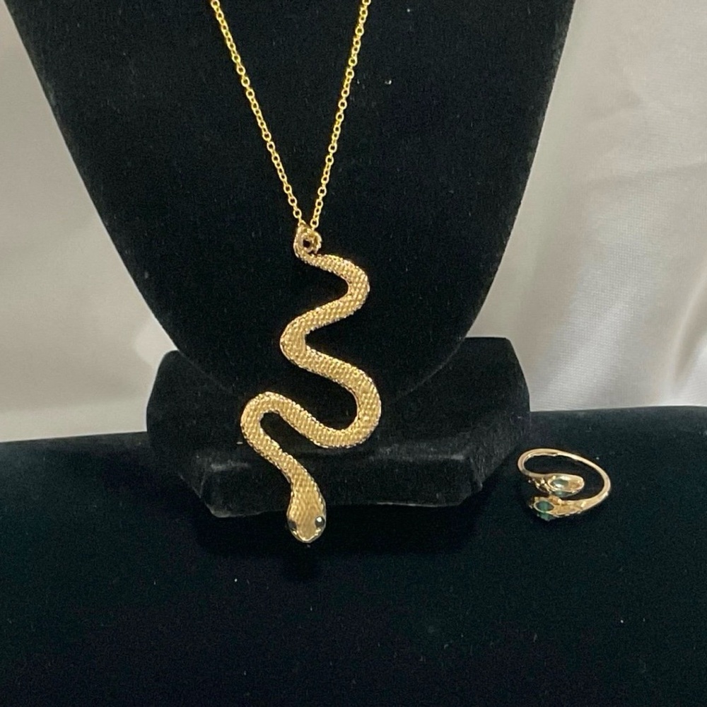 Snake Necklace & Snake Ring - Picture 3 of 11